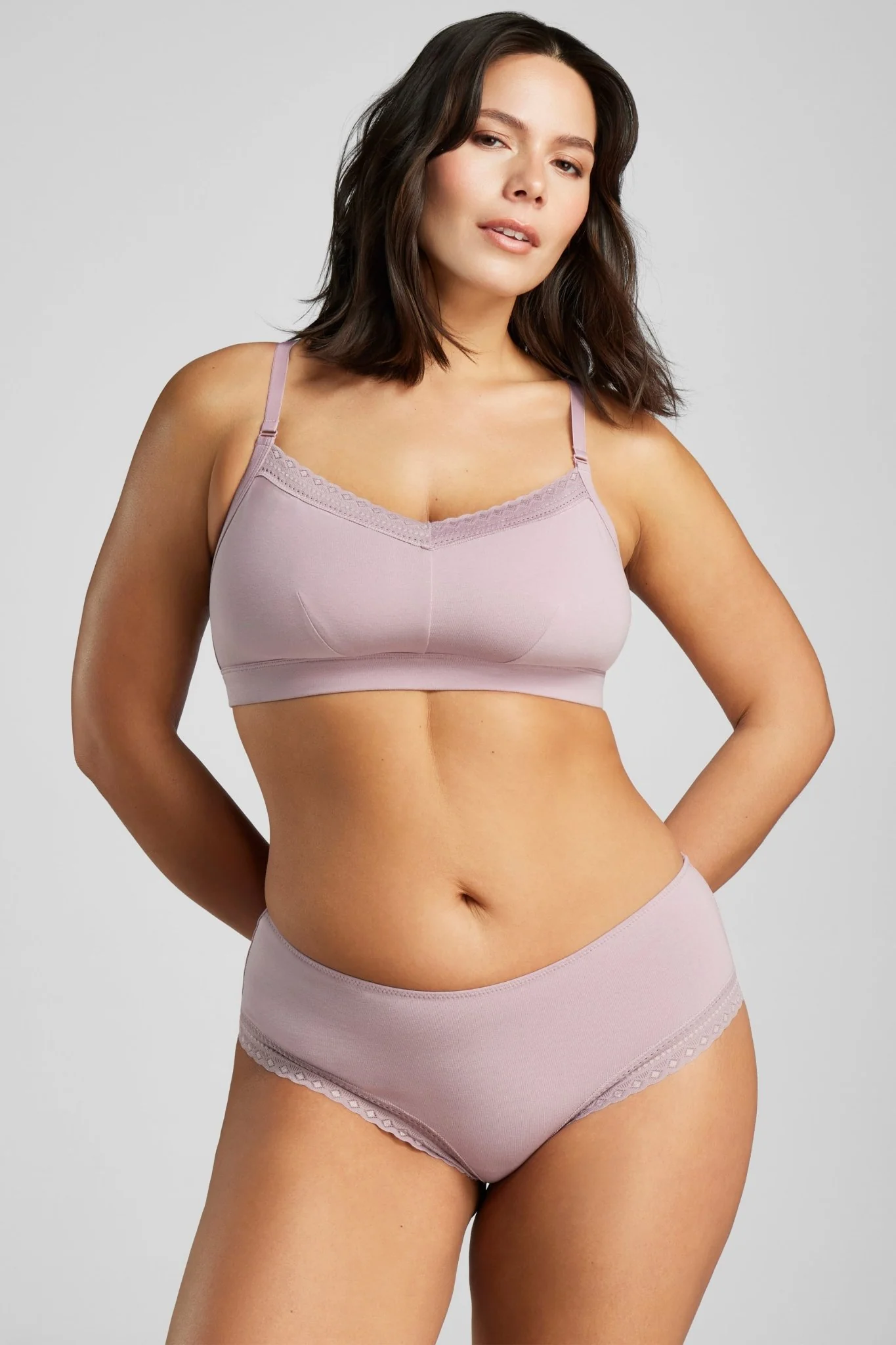 Organic Cotton Lace Balconette Bra - Image 10