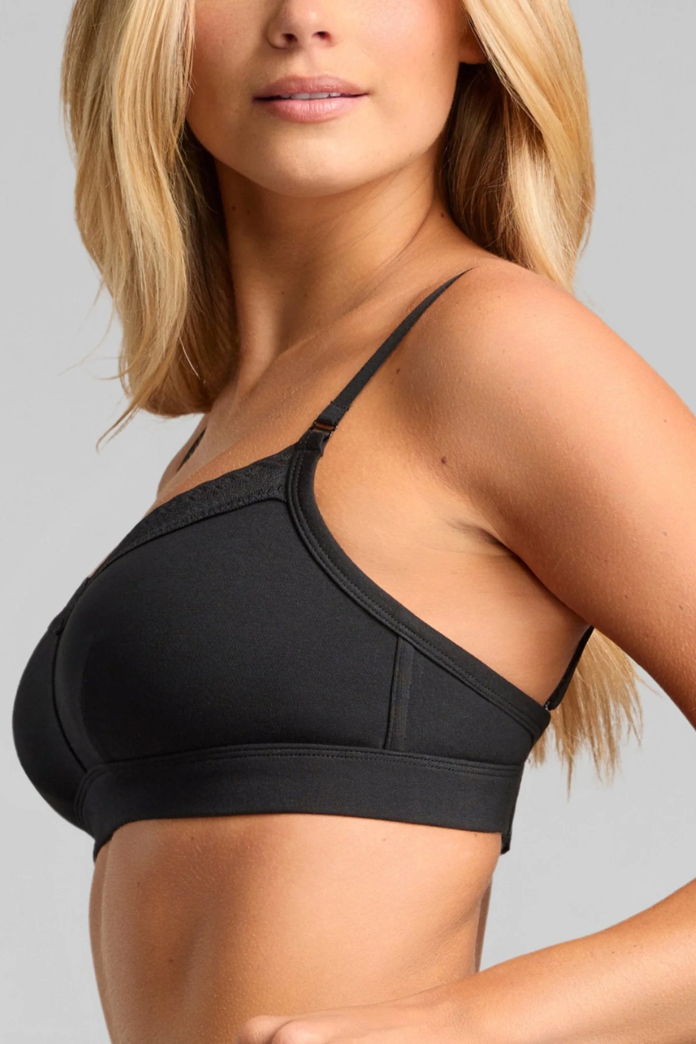 Organic Cotton Lace Balconette Bra - Image 13