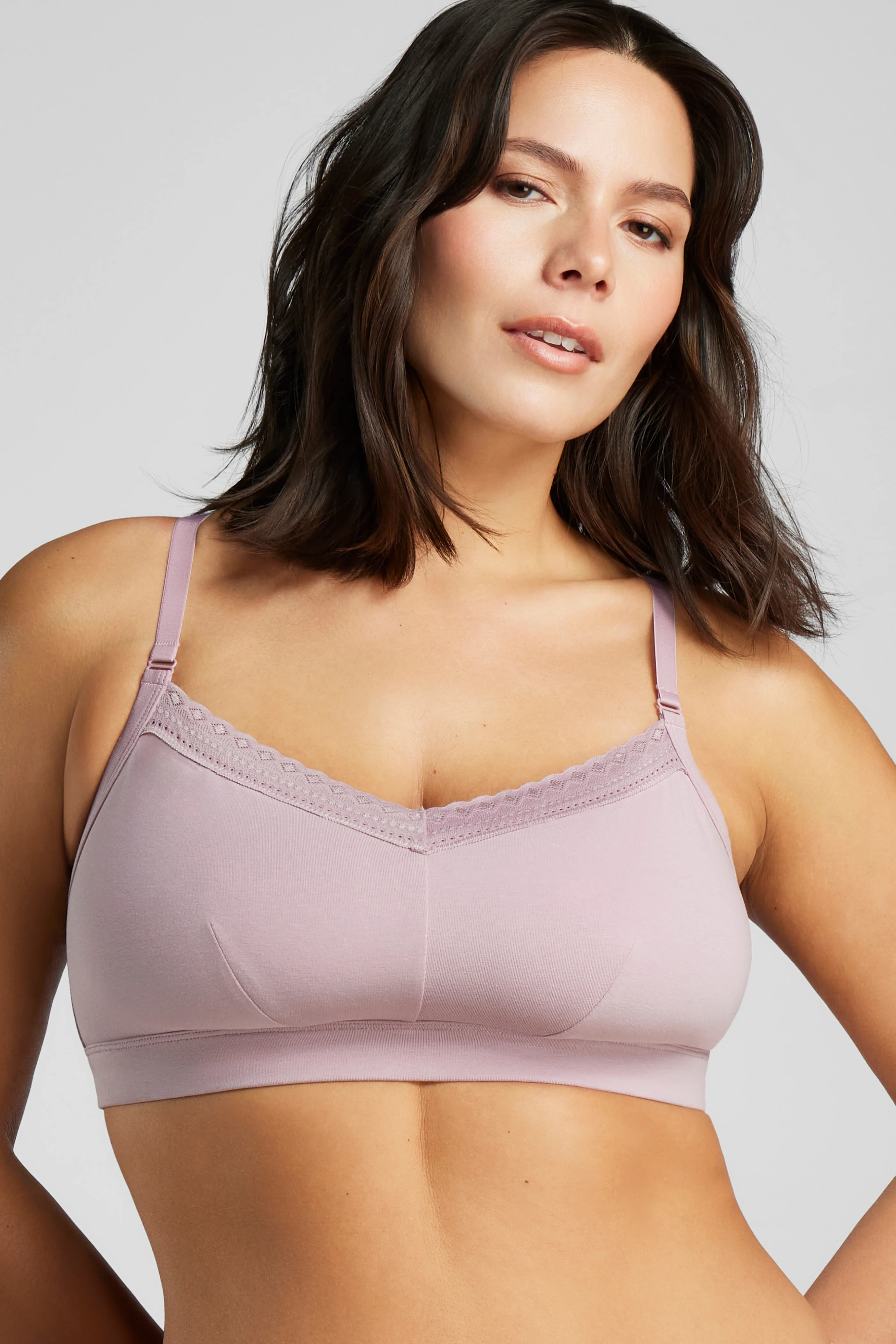 Organic Cotton Lace Balconette Bra - Image 6
