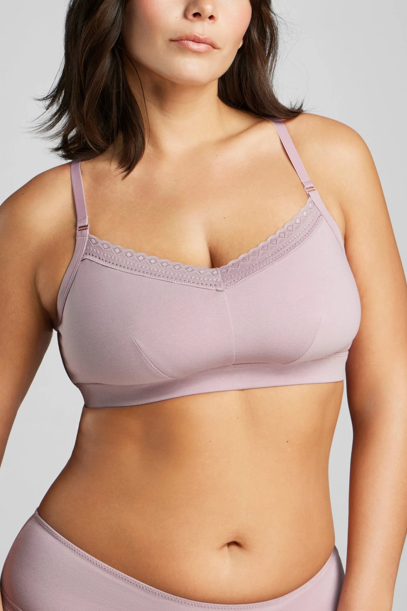 Organic Cotton Lace Balconette Bra - Image 7