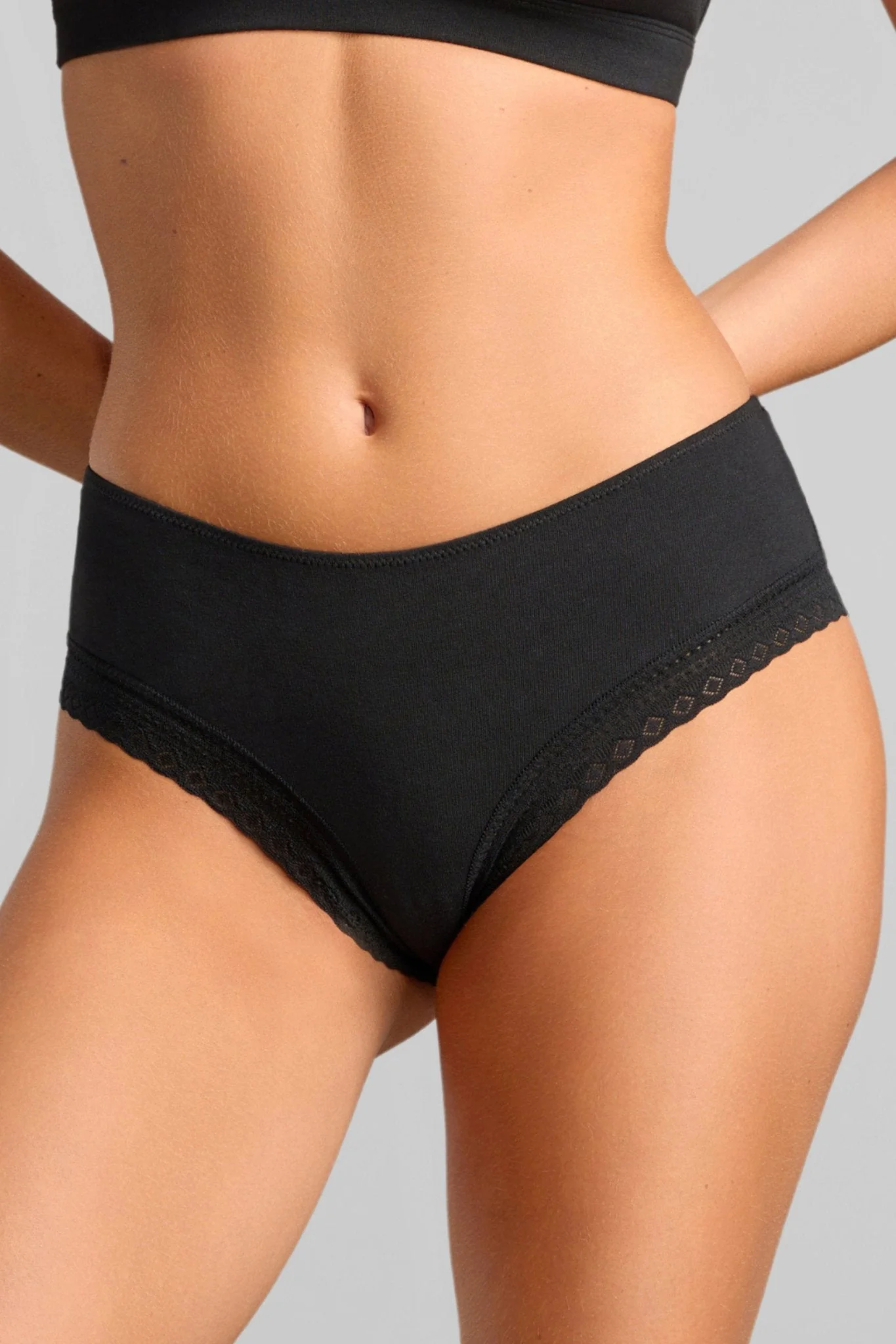 Organic Cotton Lace Cheeky - Image 13