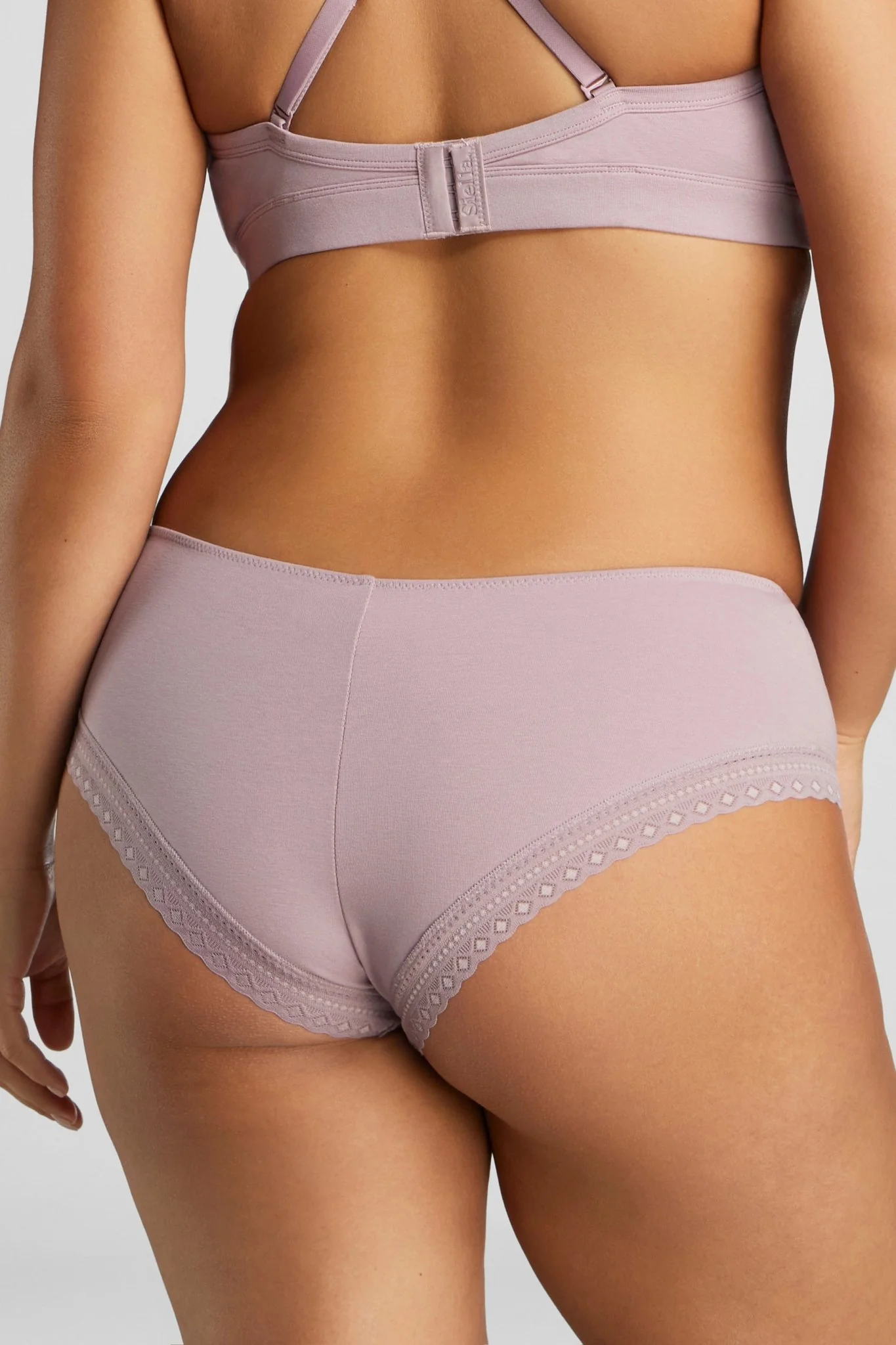 Organic Cotton Lace Cheeky - Image 6