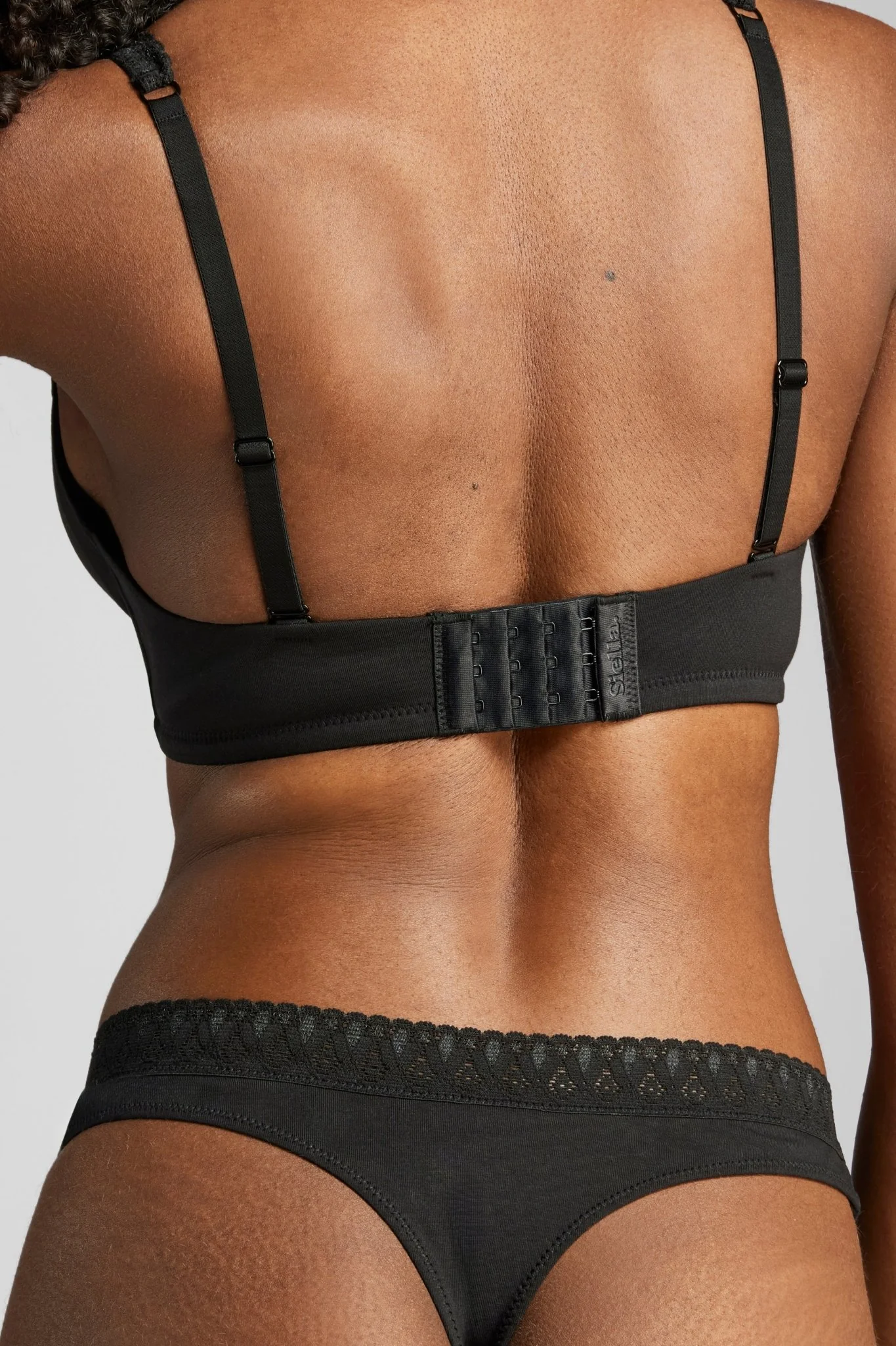 Organic Cotton Lace Plunge Bra - Image 17