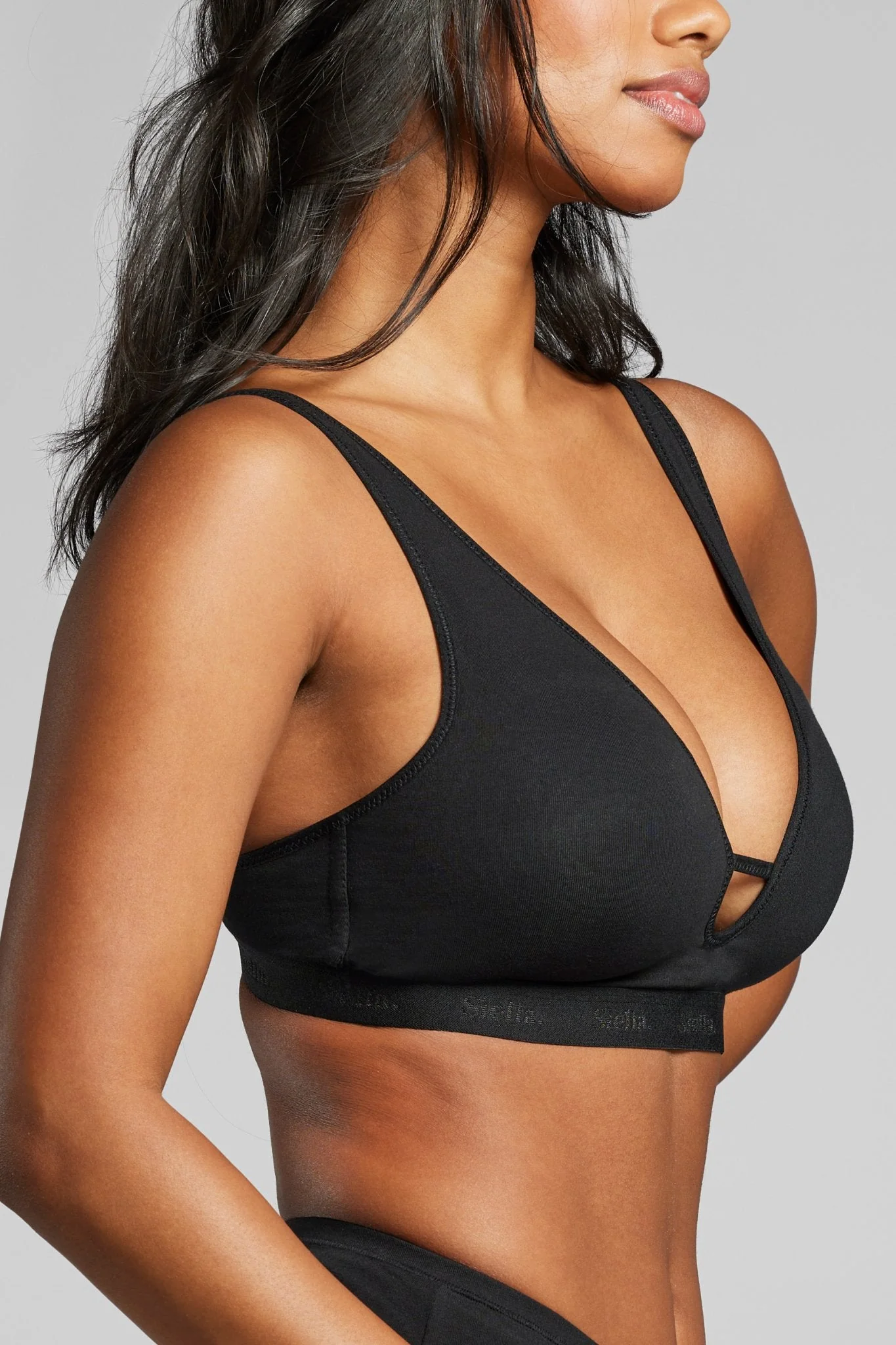 Organic Cotton Plunge Foam Bra - Image 12