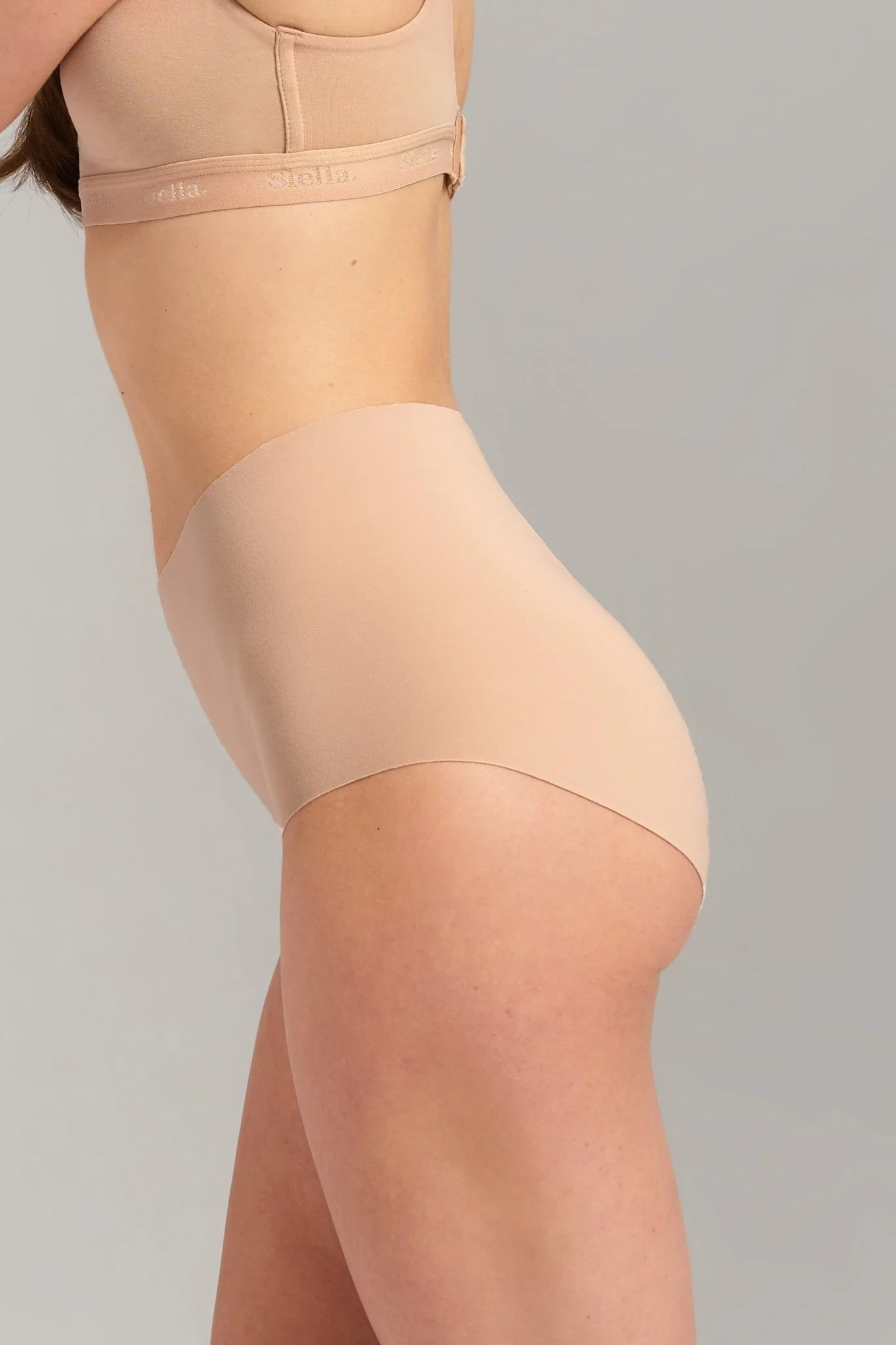 Organic Cotton No-Show High Waist Brief - Image 12