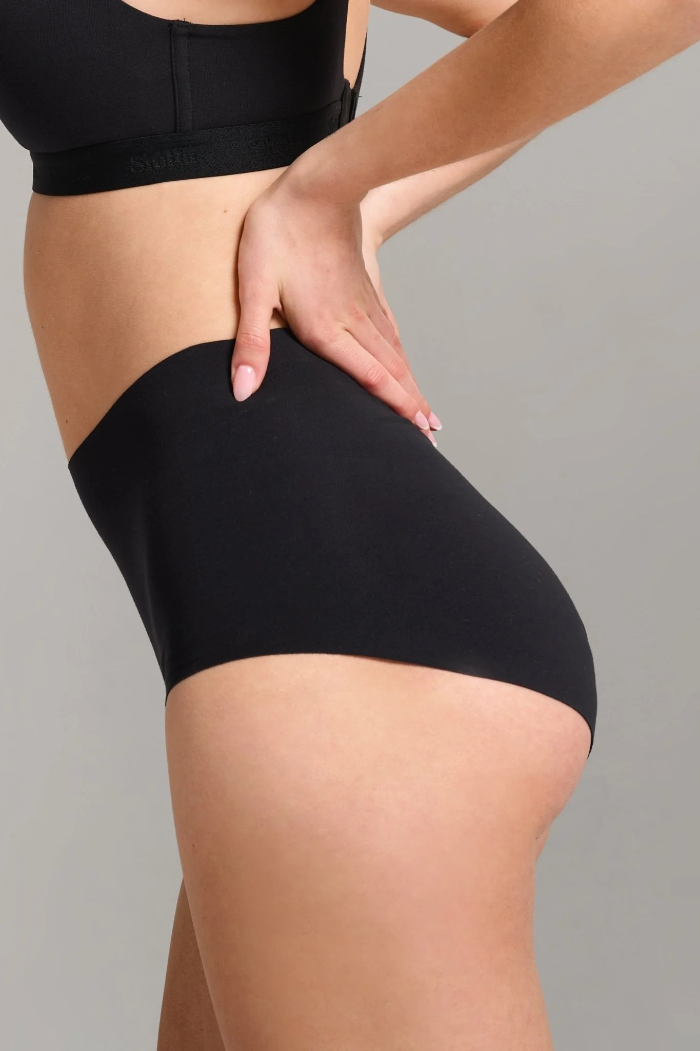 Organic Cotton No-Show High Waist Brief - Image 16