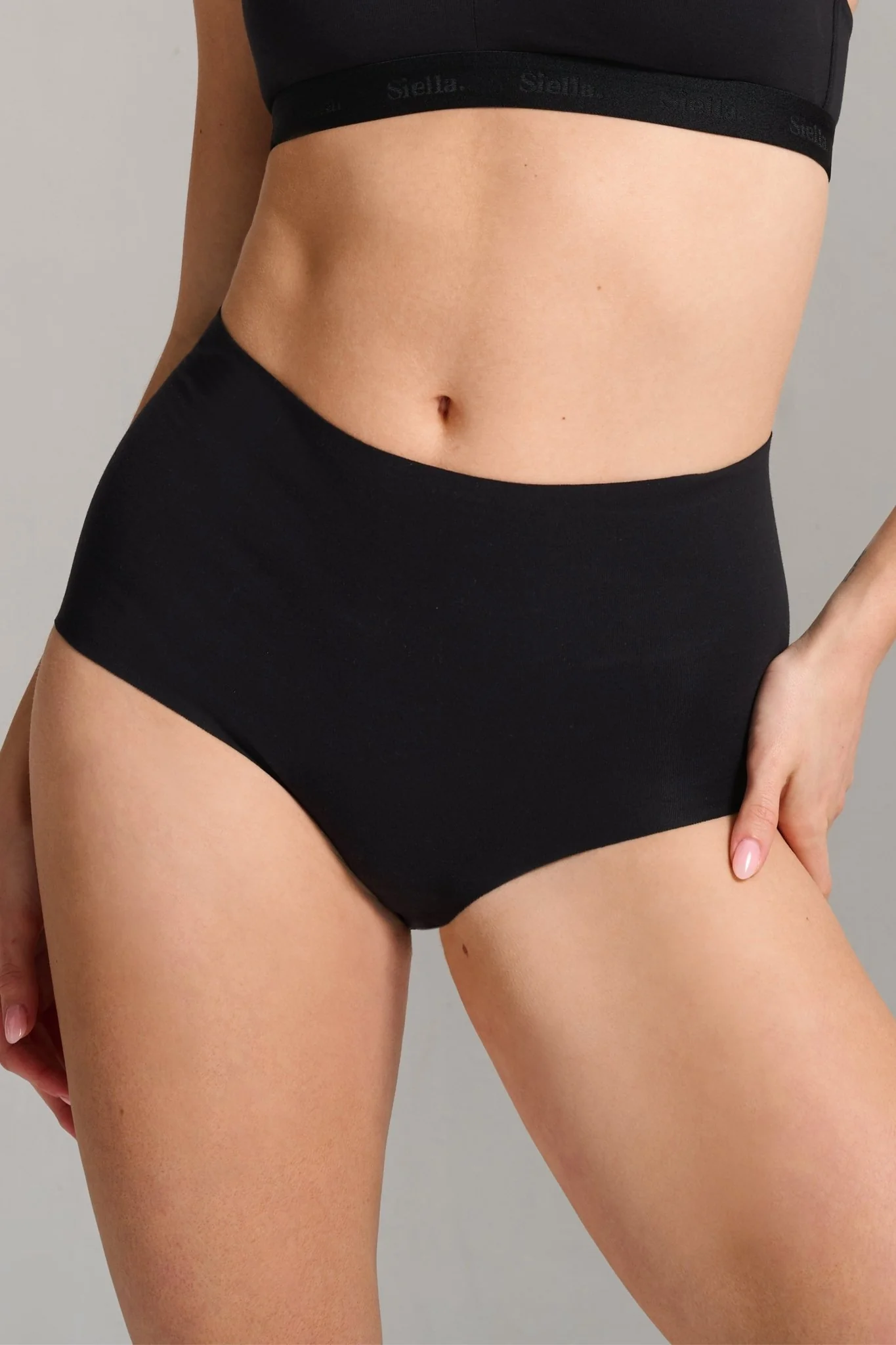 Organic Cotton No-Show High Waist Brief - Image 17