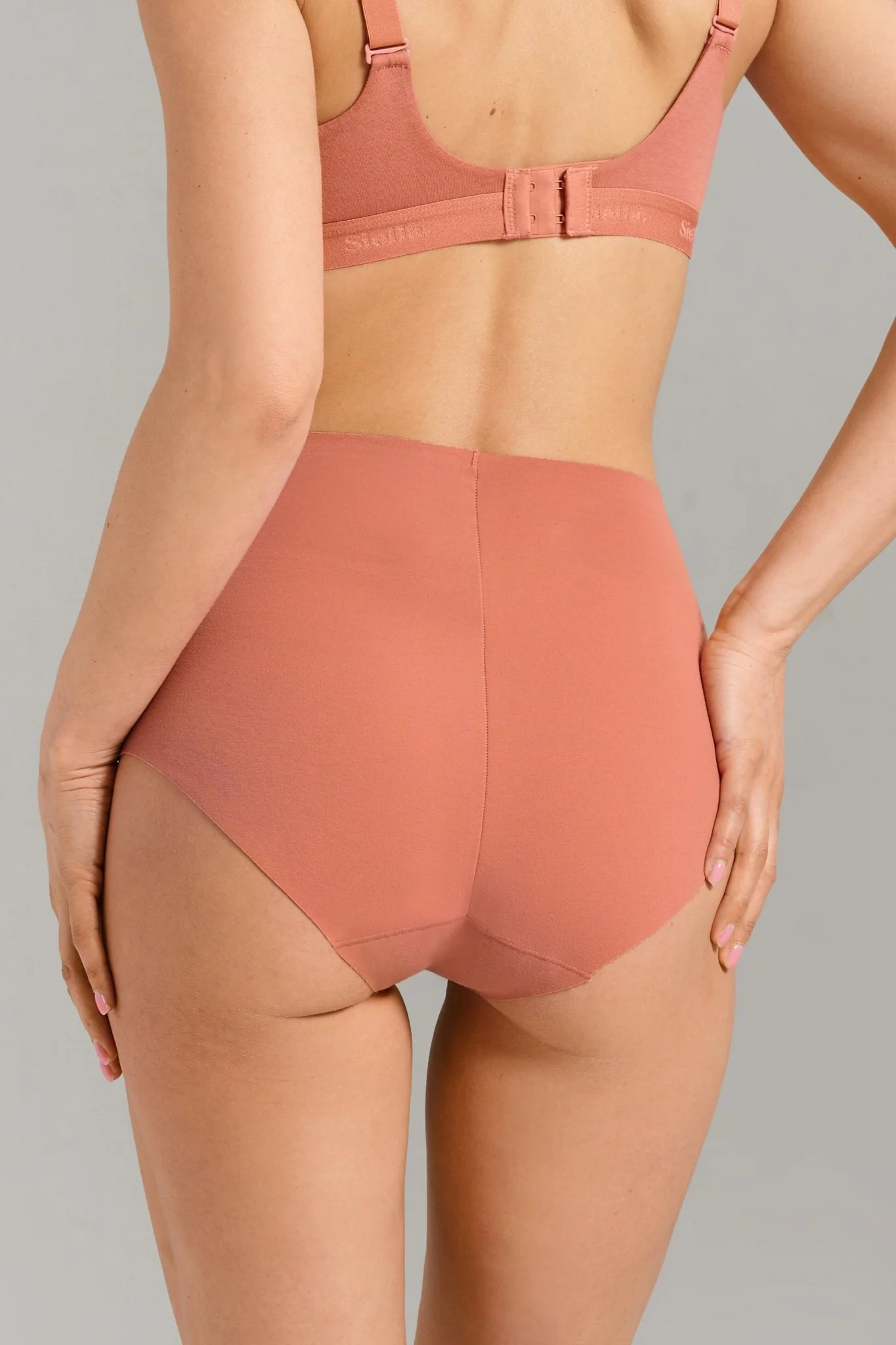Organic Cotton No-Show High Waist Brief - Image 8