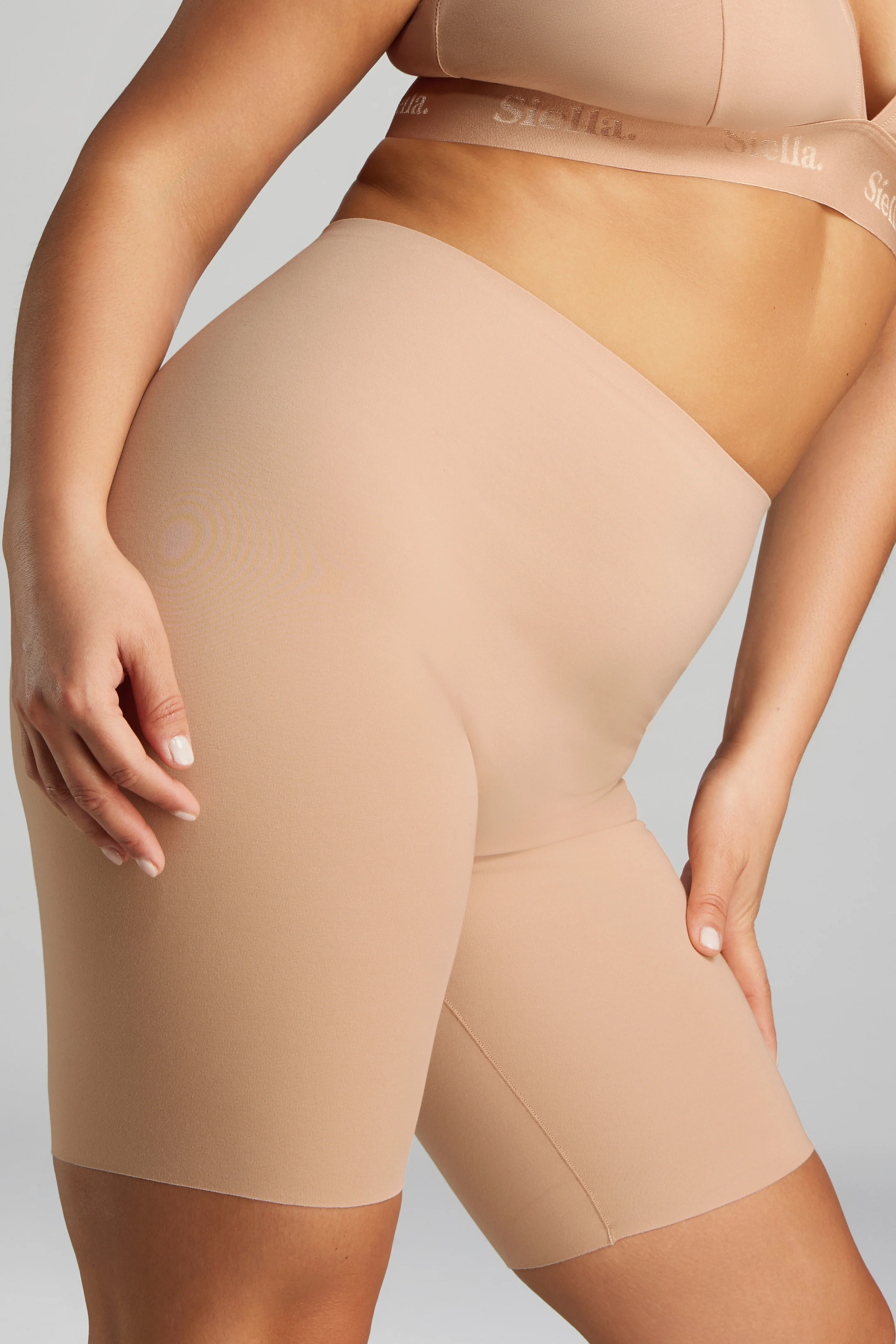 Organic Cotton No-Show Mid-Thigh Short - Image 3