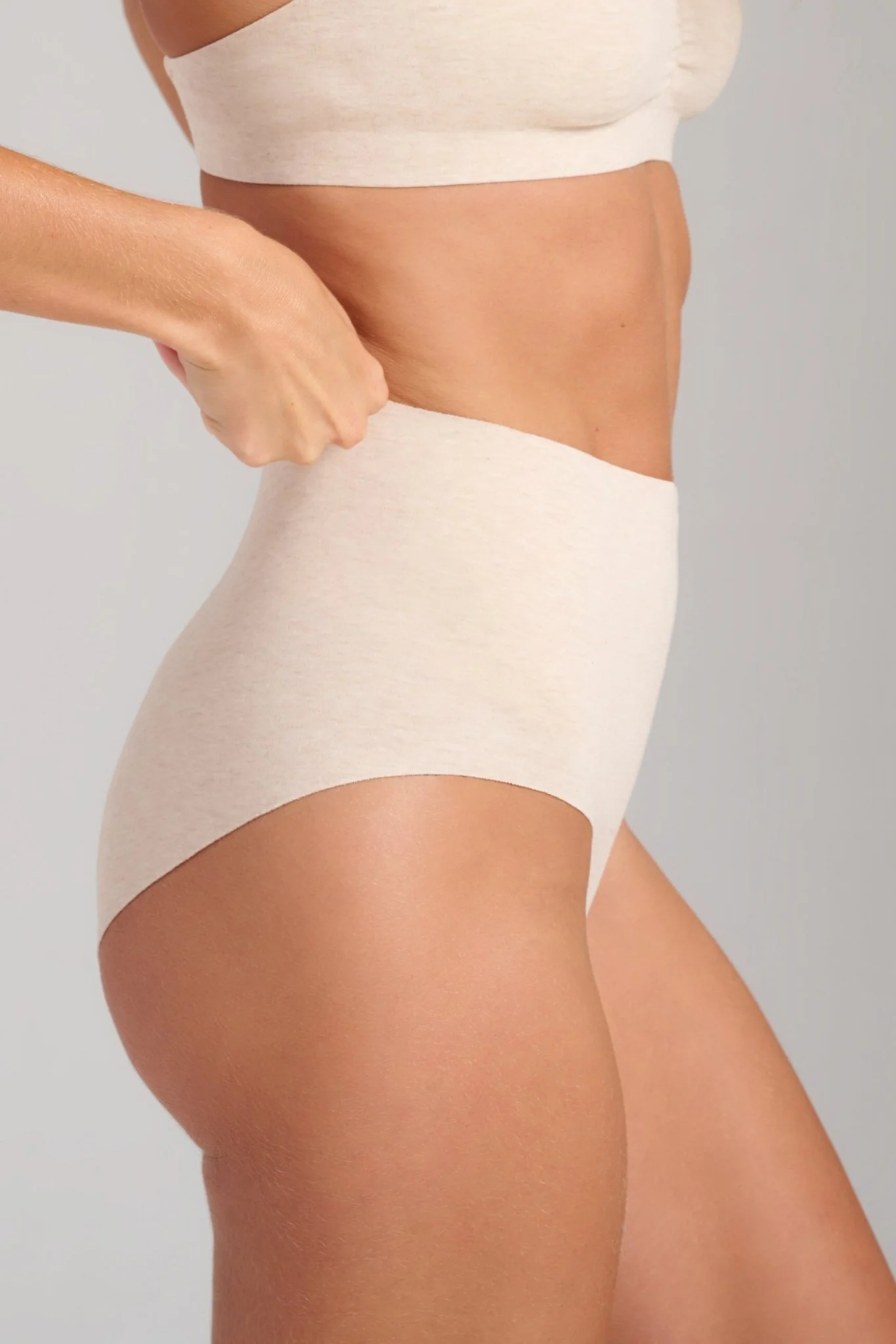 Organic Cotton No-Show Shaping Brief - Image 6