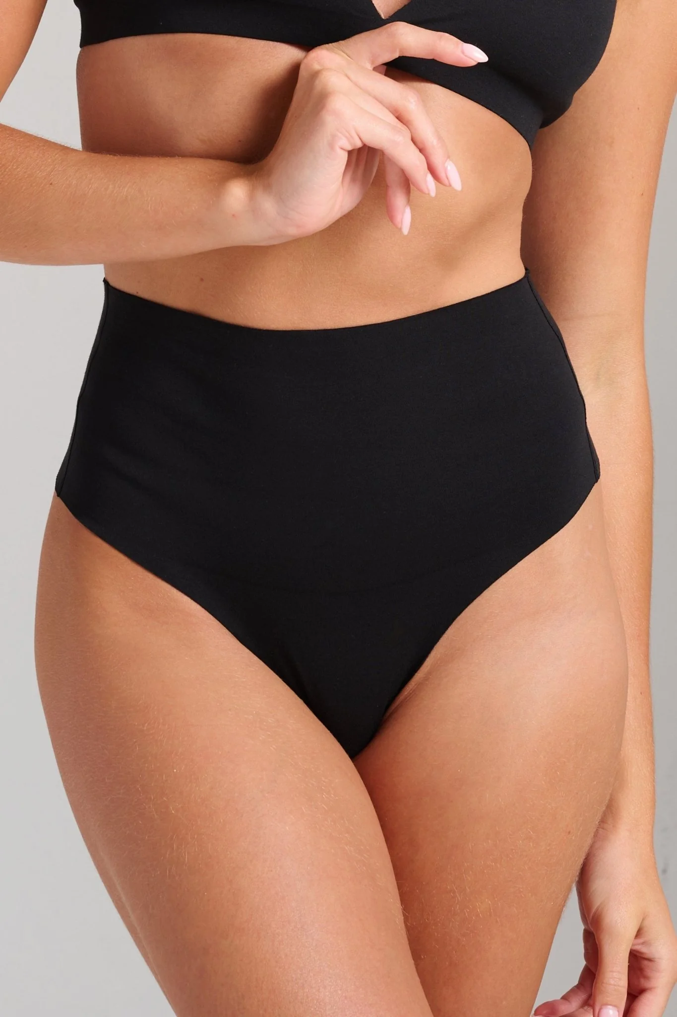 Organic Cotton No-Show Shaping Thong - Image 15