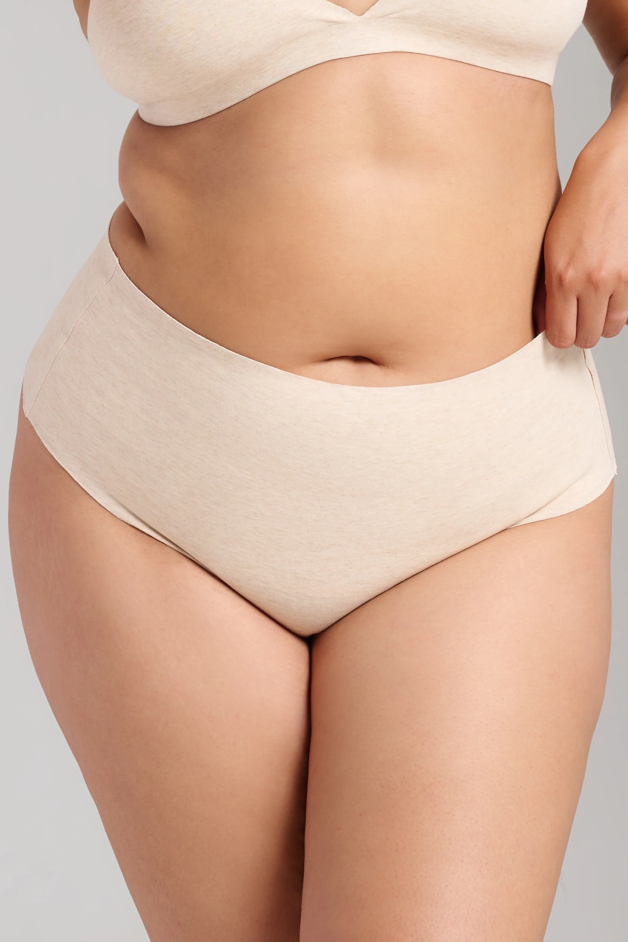 Organic Cotton No-Show Shaping Thong - Image 5