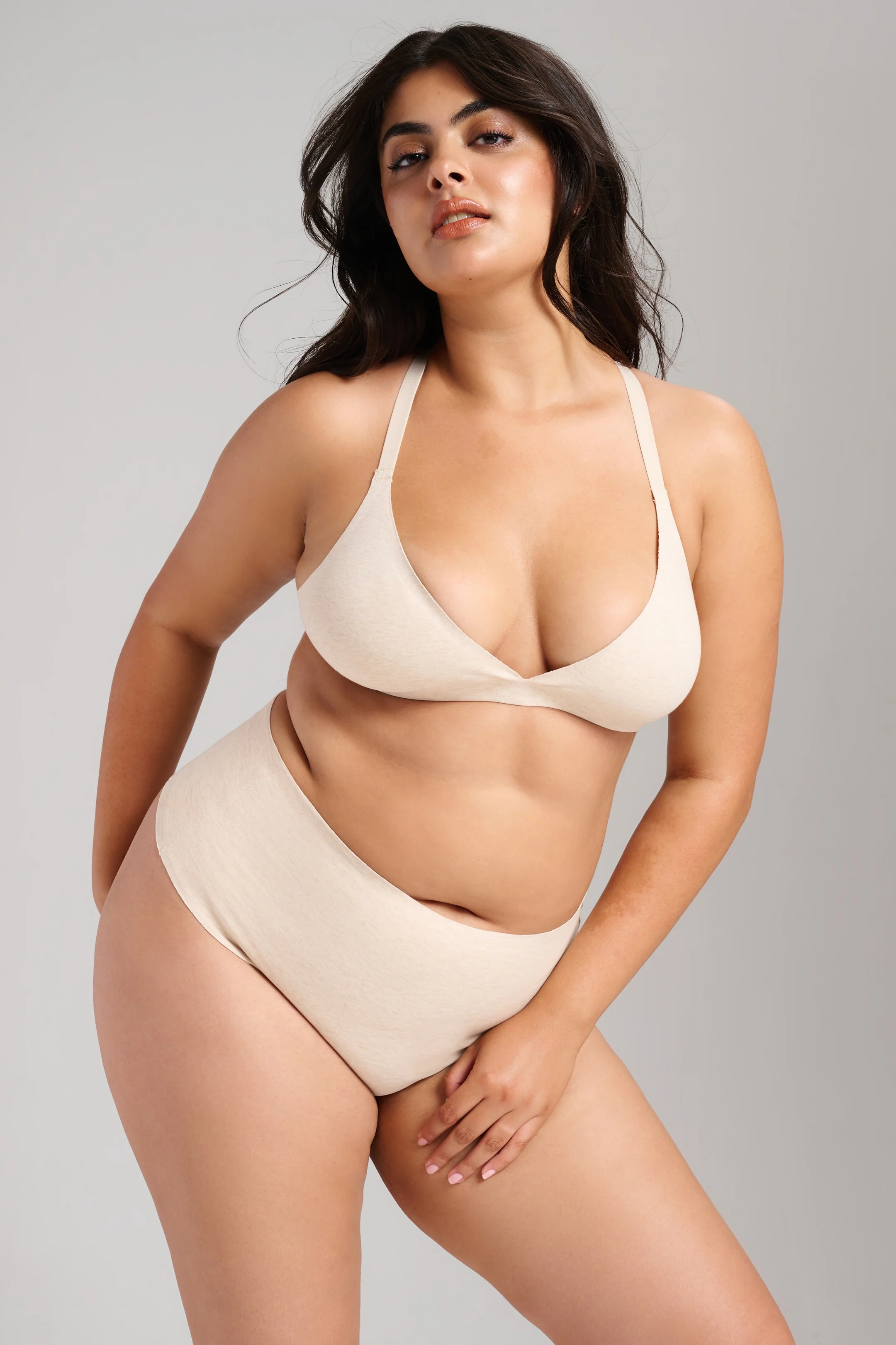 Organic Cotton No-Show Triangle Bra - Image 12