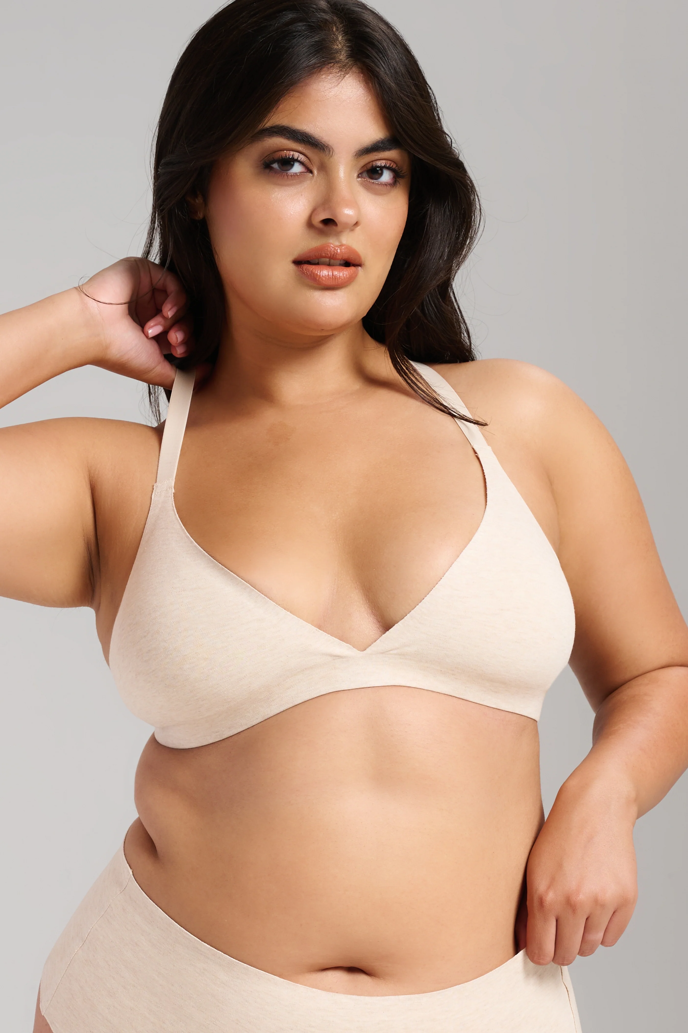 Organic Cotton No-Show Triangle Bra - Image 7
