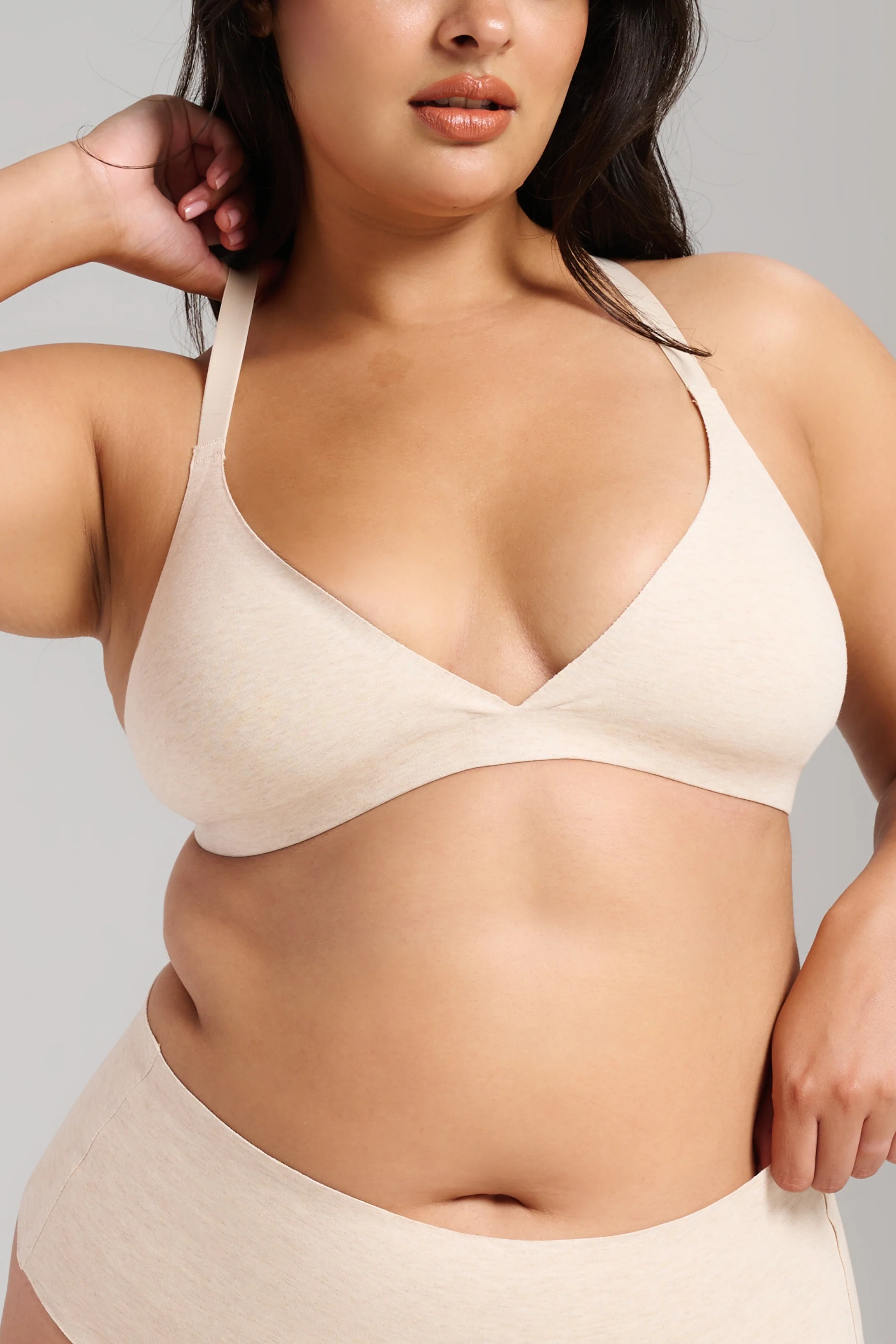 Organic Cotton No-Show Triangle Bra - Image 8
