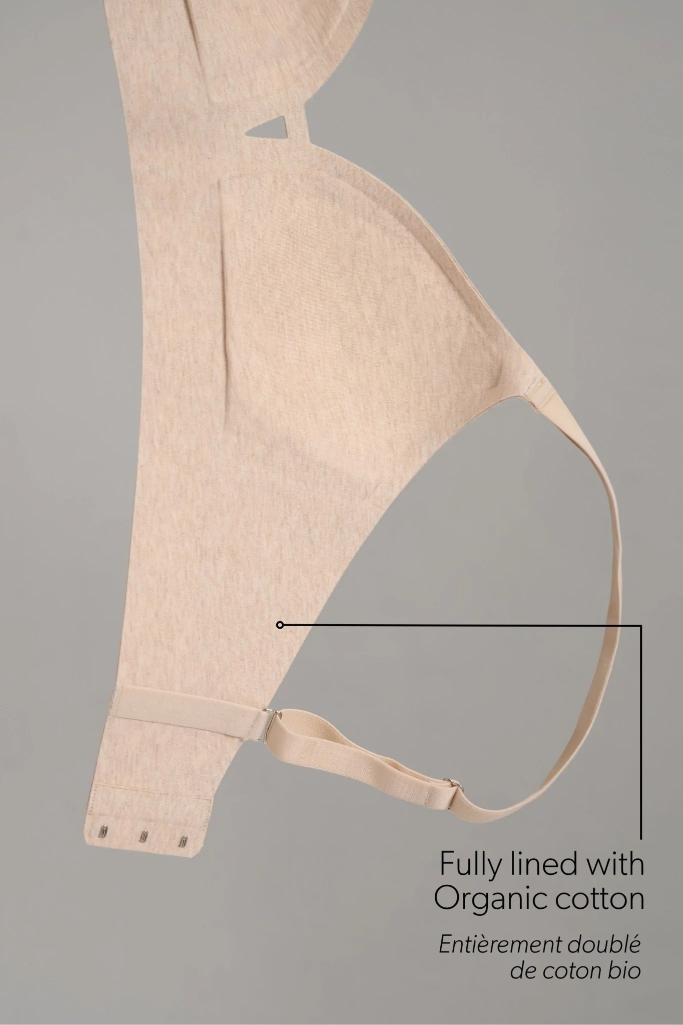 Organic Cotton No-Show V-Neck Foam Bra - Image 5