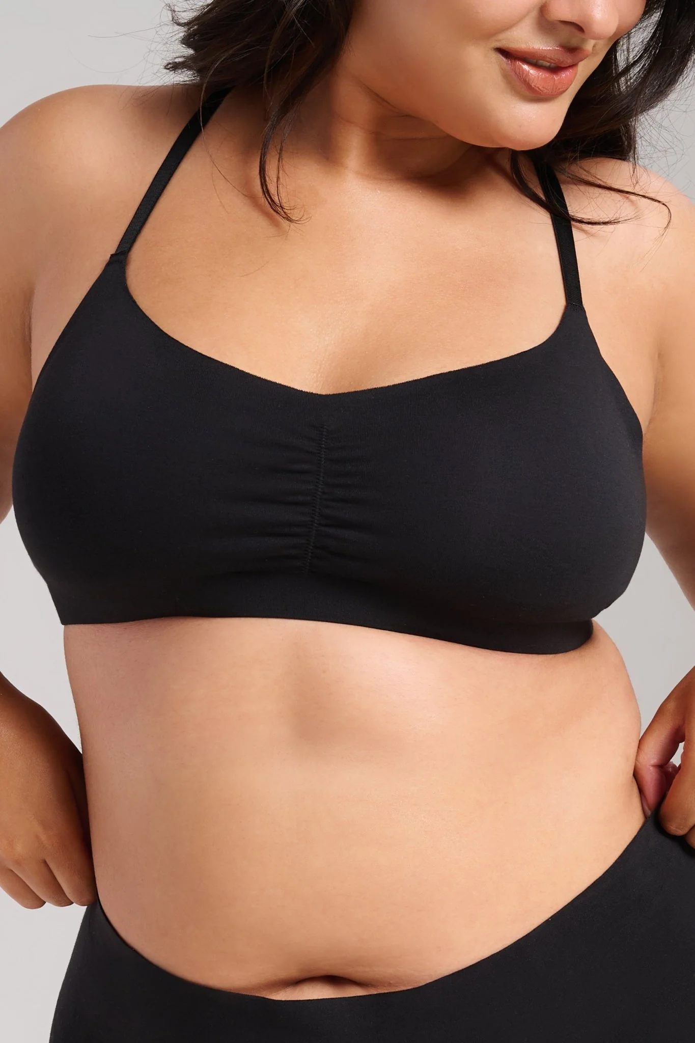 Organic Cotton No-Show V-Scoop Bra - Image 22