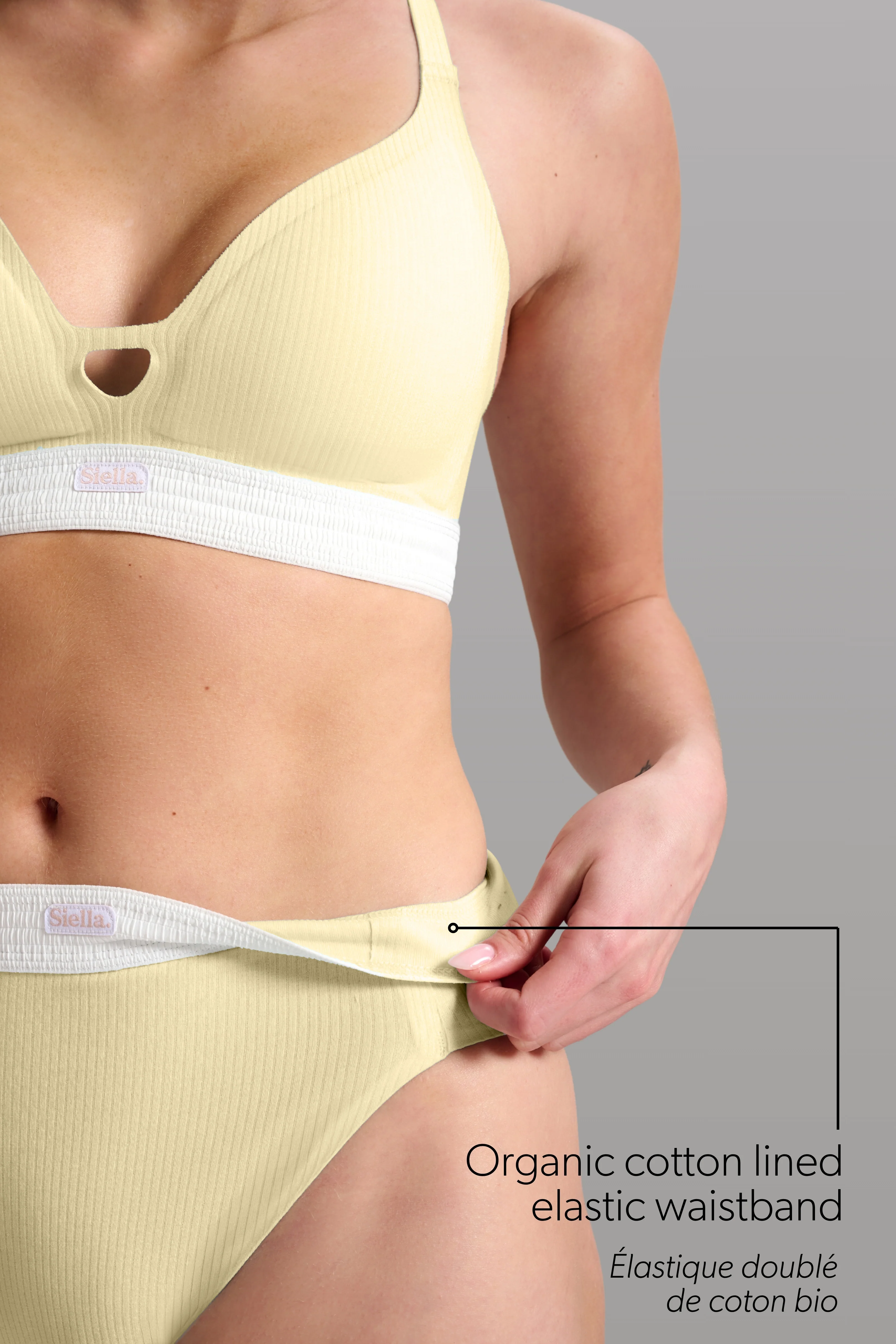 Organic Cotton Rib High Waist Brief - Image 12