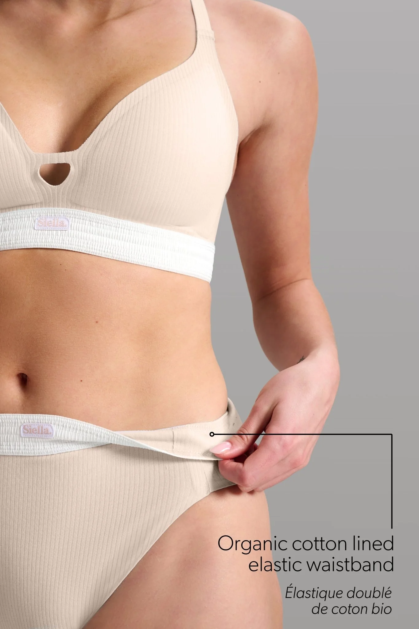 Organic Cotton Rib High Waist Brief - Image 6