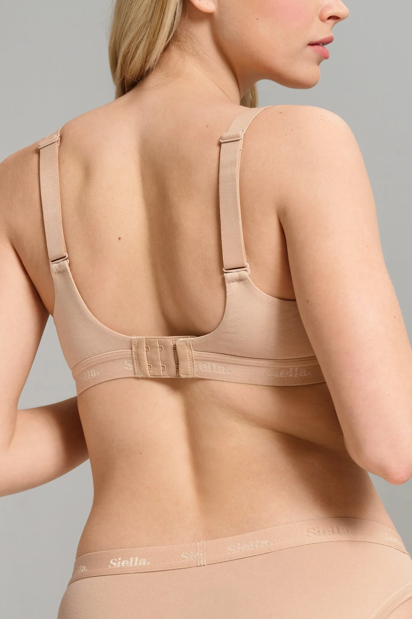 Organic Cotton V-Neck Bra - Image 3