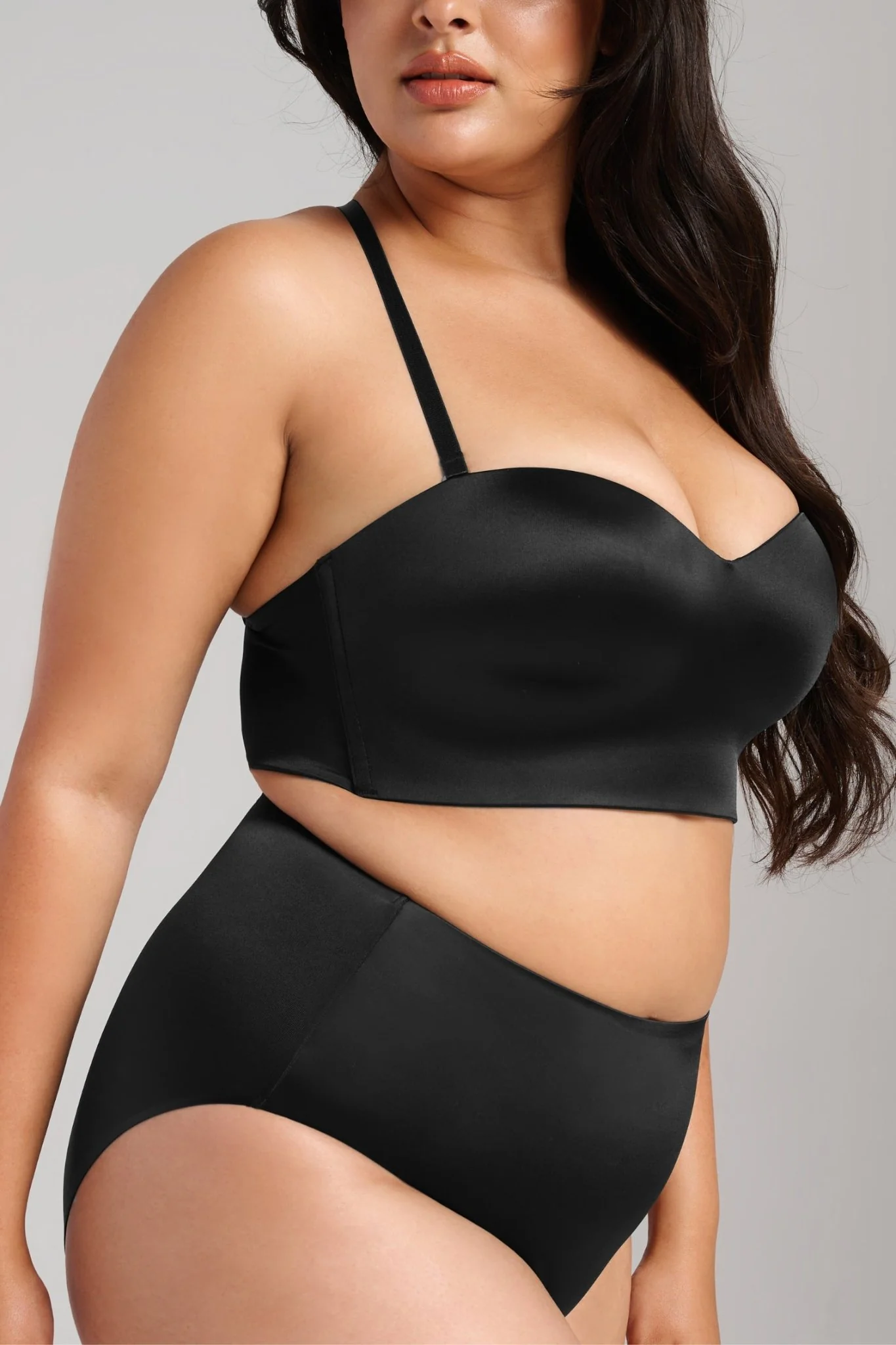 Smooth Satin Foam Bustier - Image 14