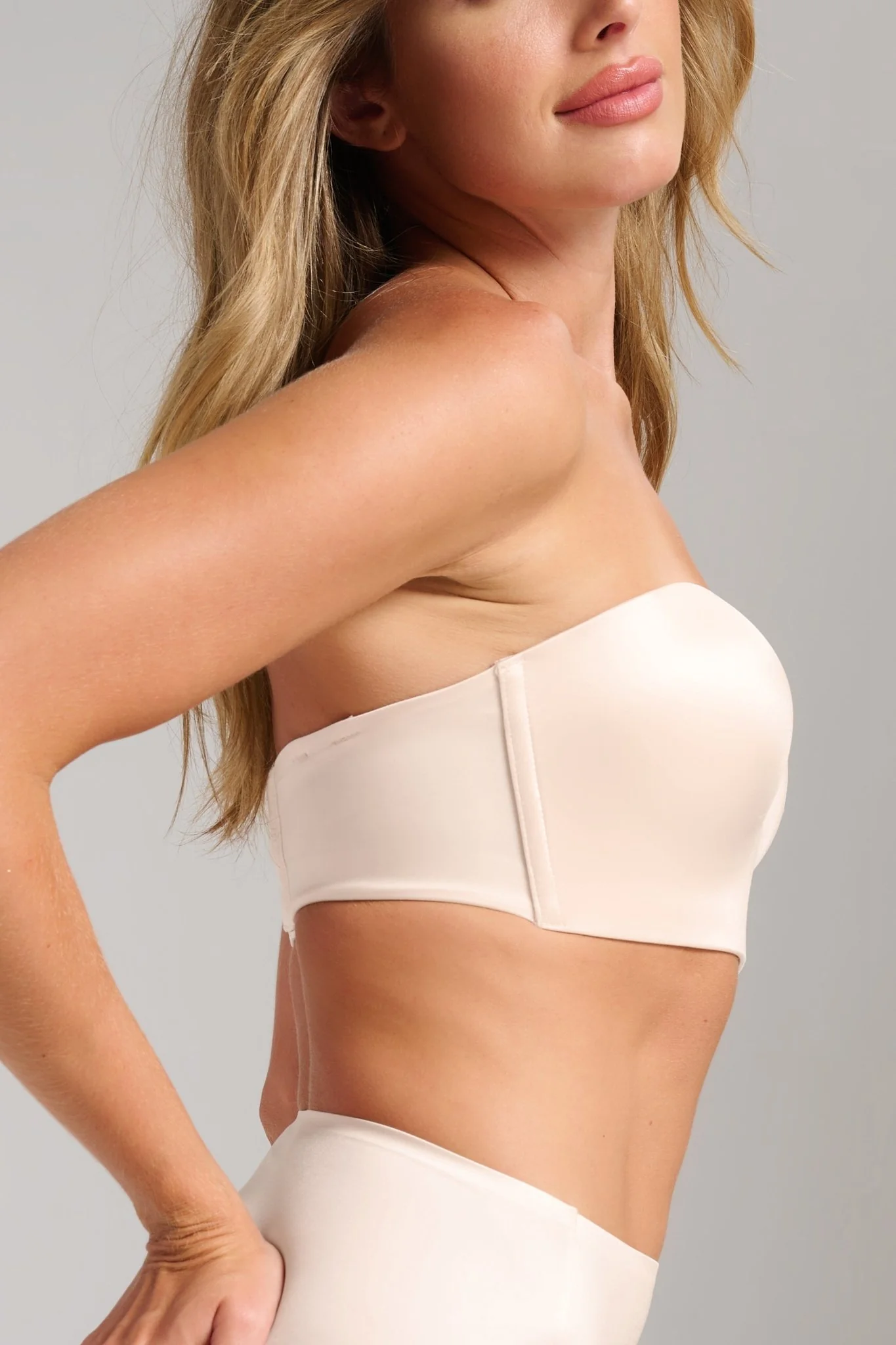 Smooth Satin Foam Bustier - Image 3